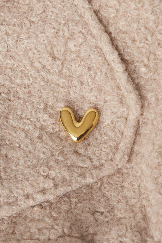Elegant Stainless Steel Brooches in Silver & Gold