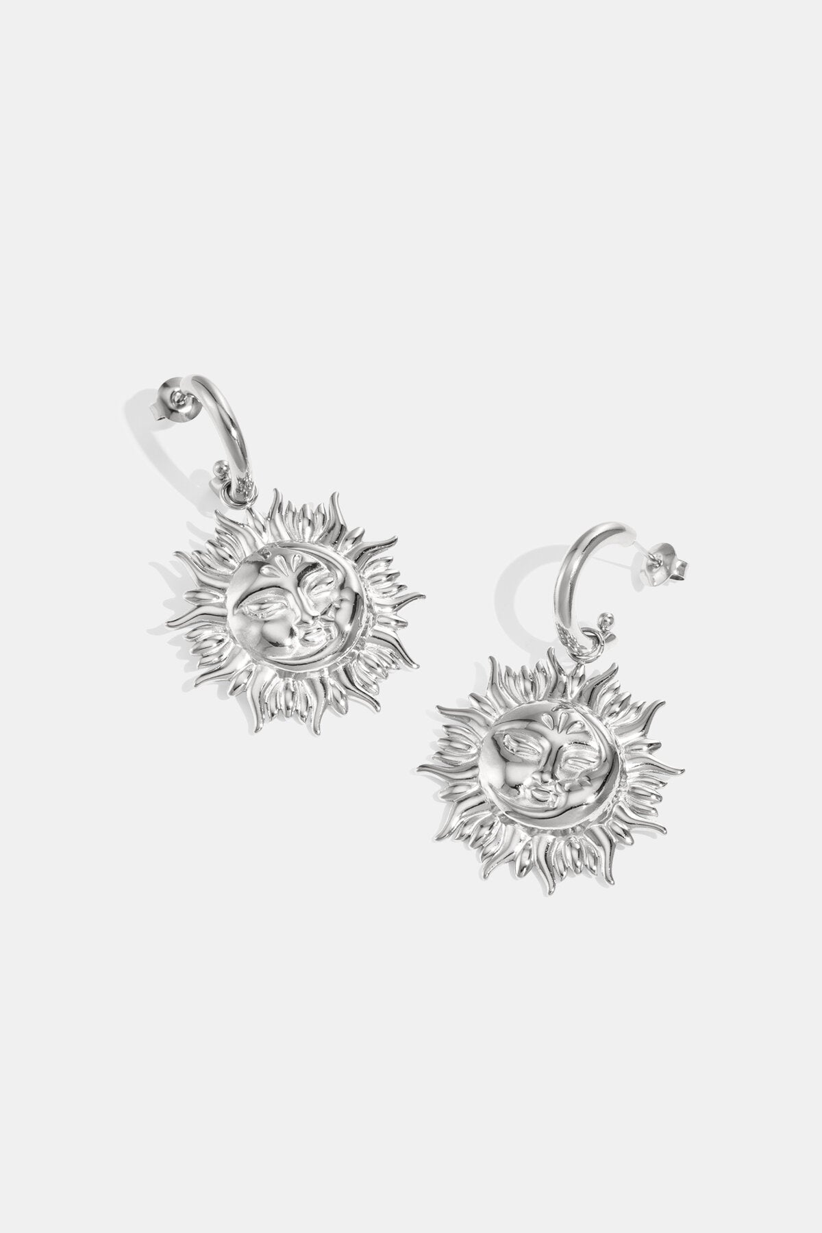 Elegant Sun-Themed Drop Earrings for Everyday Wear