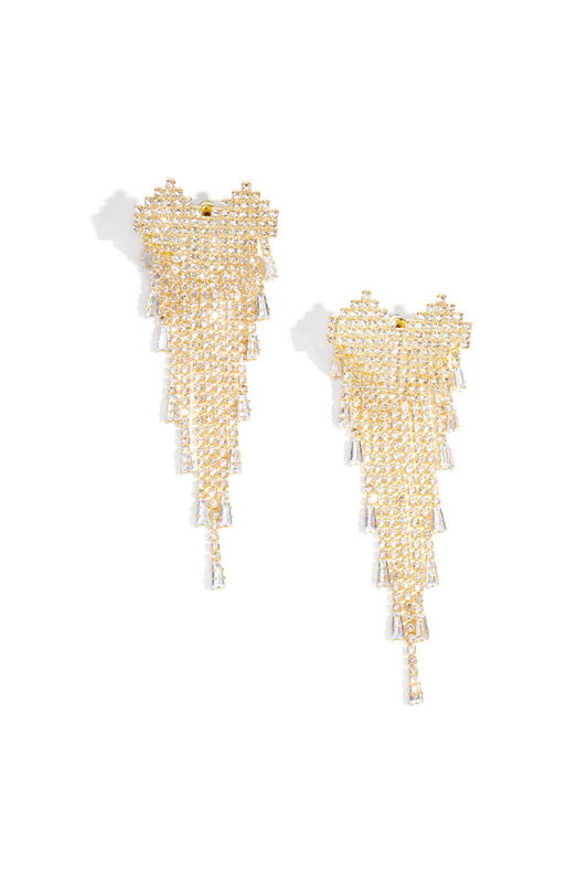 Elegant Zircon Party Earrings - Luxurious Statement Accessory