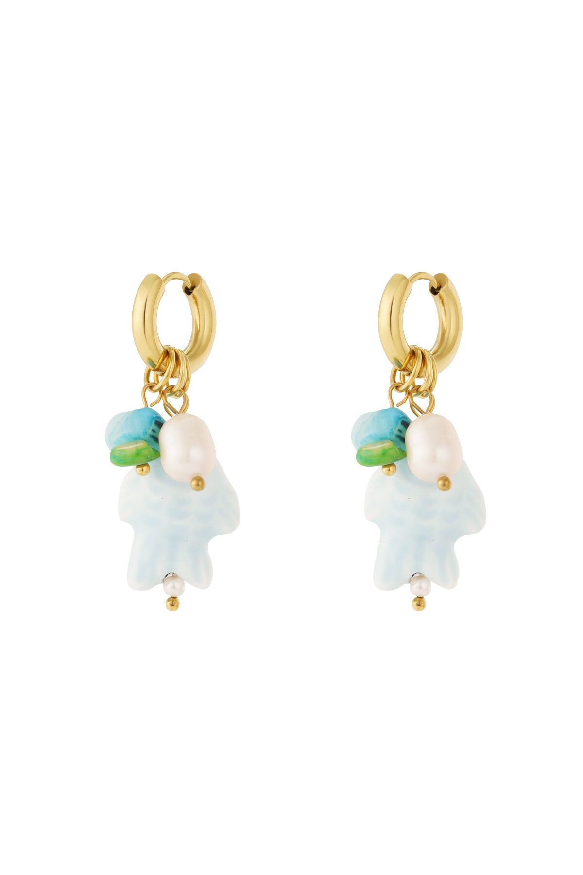 Stylish Stainless Steel Drop Earrings for Spring/Summer