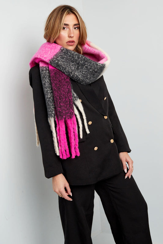 Stylish Multicolour Winter Scarf for Cozy Warmth