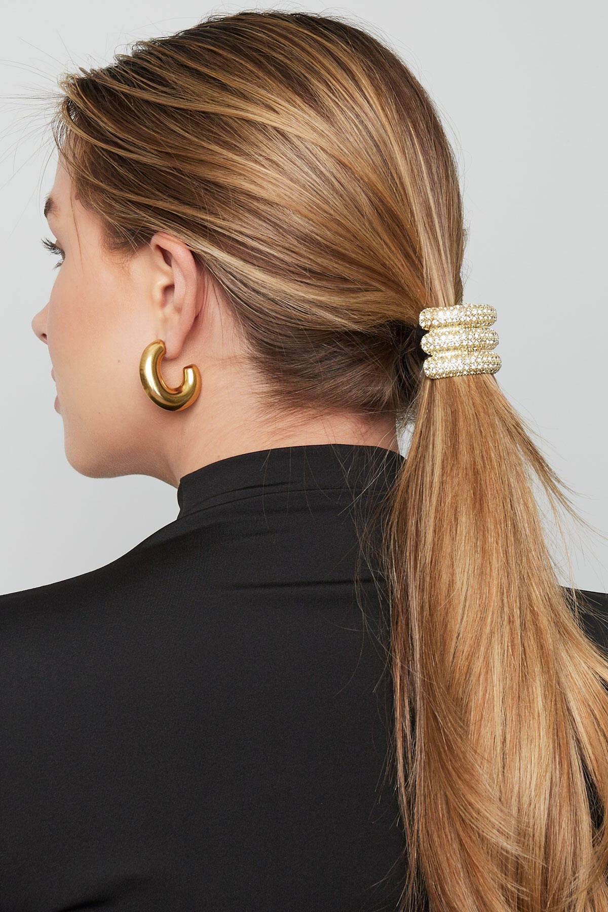 Elegant Gold Alloy Hair Ties for Stylish Looks