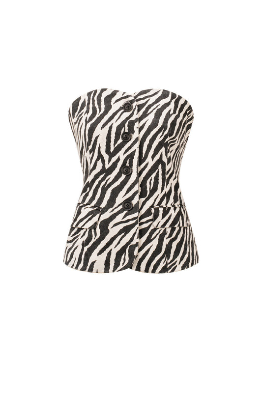 Elegant Black Sleeveless Cotton Top for Women
