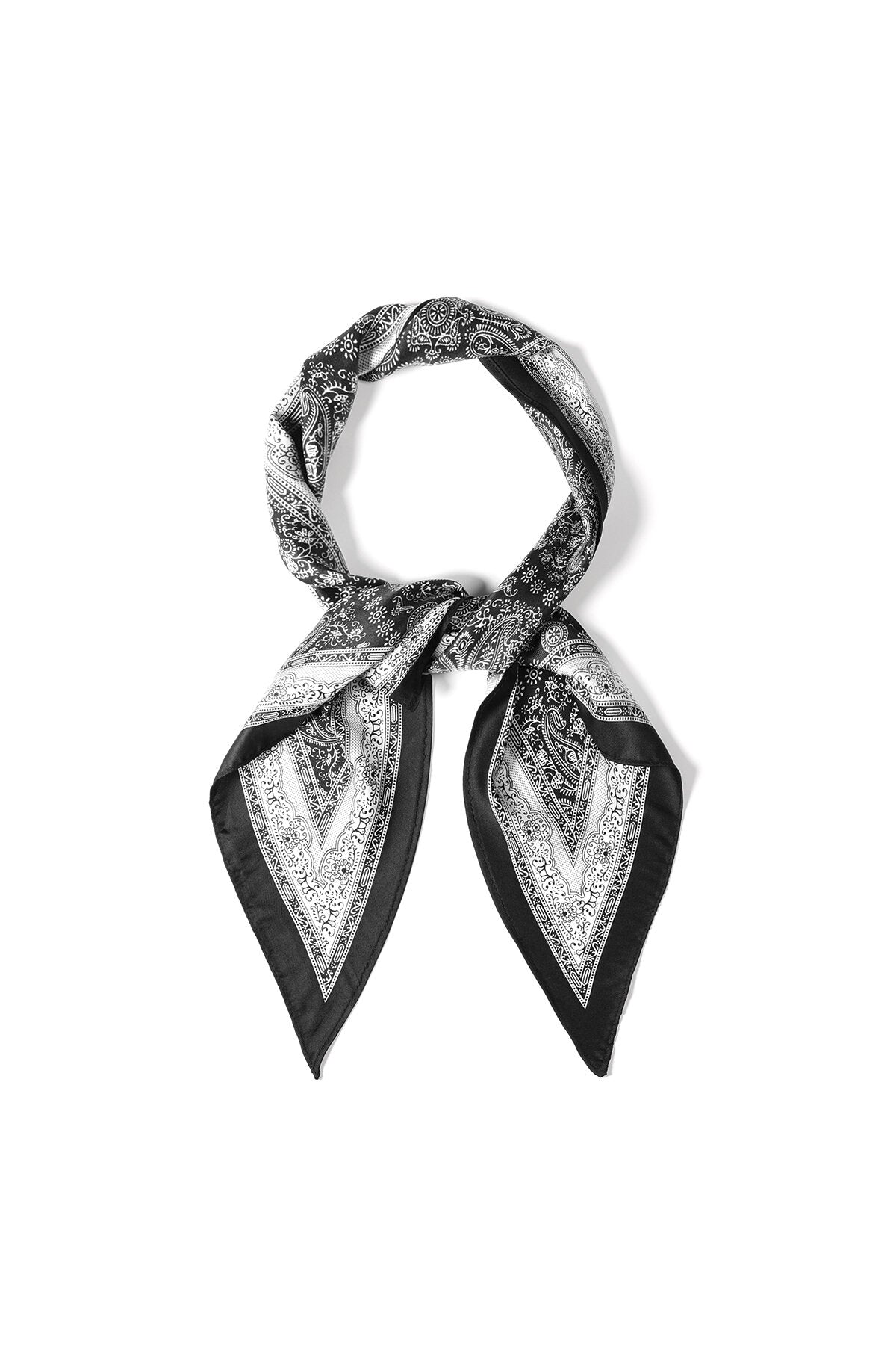 Stylish Black Summer Scarf for Women - Simple Elegance