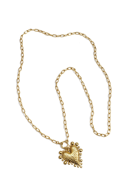 Elegant Gold Color Stainless Steel Long Necklace