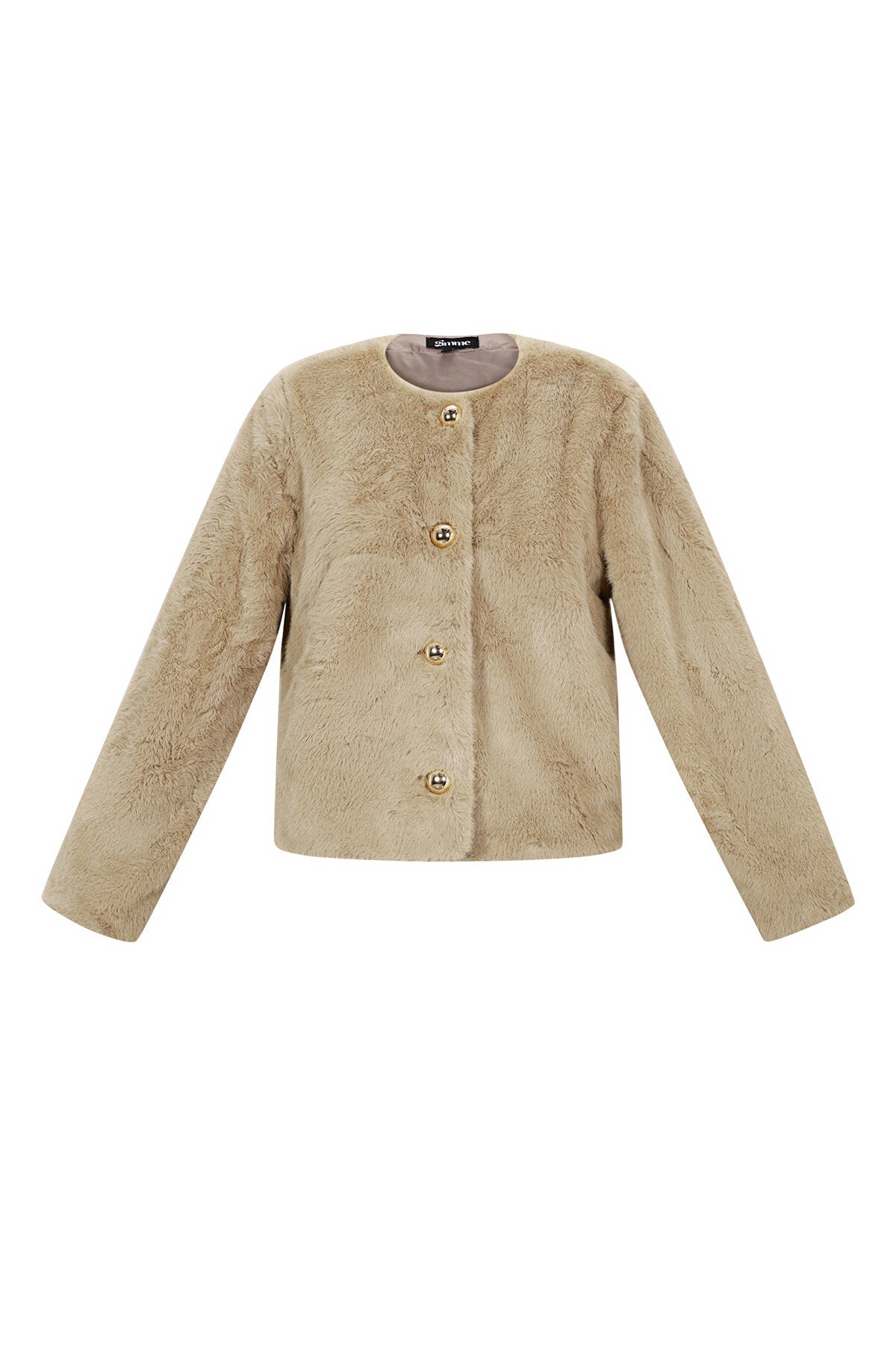 Elegant Off-White and Brown Woven Jackets for Fall/Winter