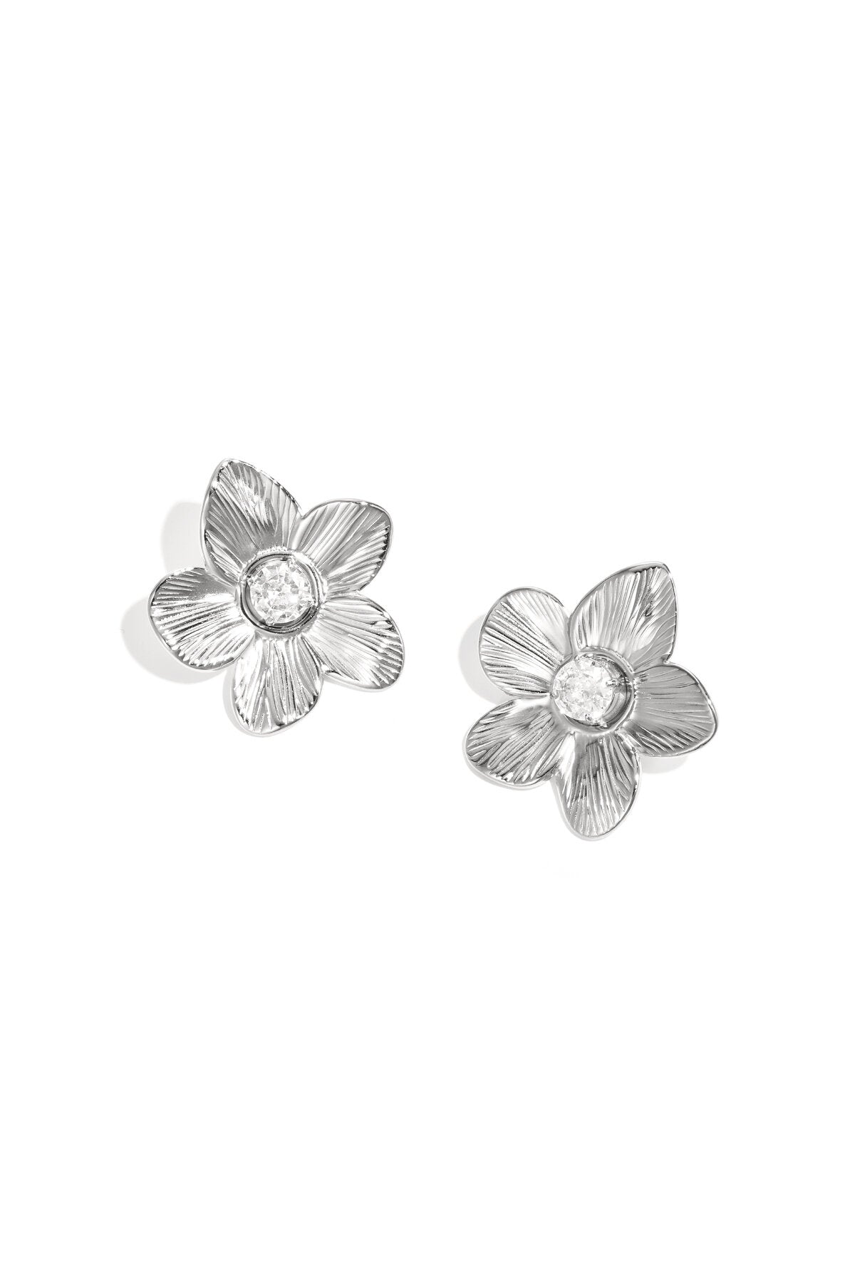 Elegant Flower Stud Earrings for Everyday Sparkle
