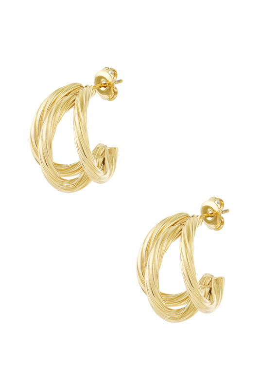 Stylish Stainless Steel Hoop Earrings for Women