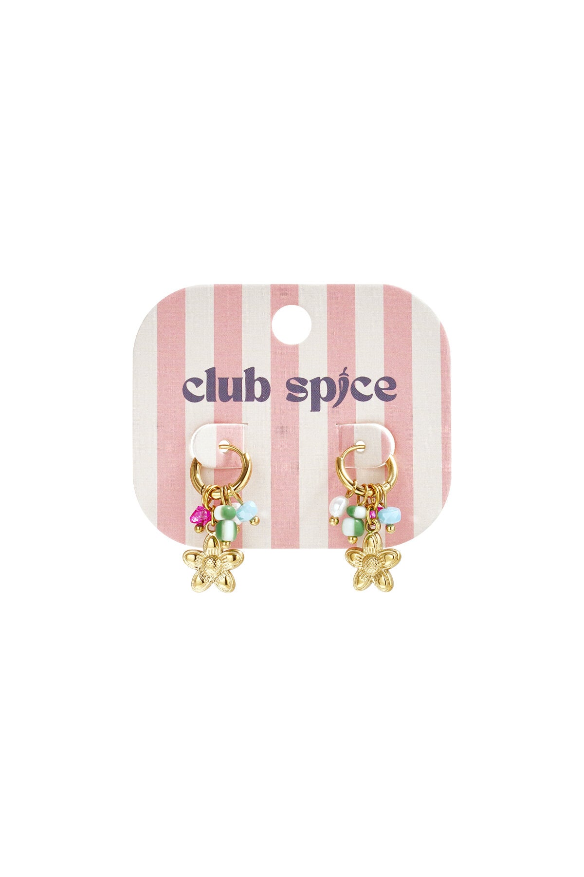 Elegant Gold Crystal Beads Earrings for Women