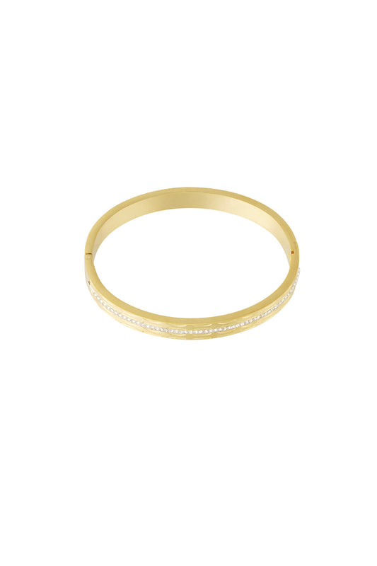 Stylish Stainless Steel Irregular Bangle for Everyday Wear