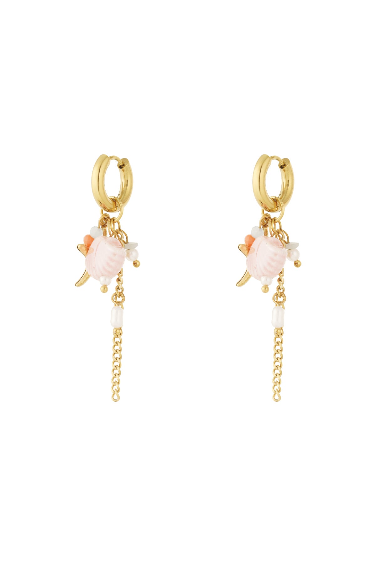 Ocean Love oorbellen goud