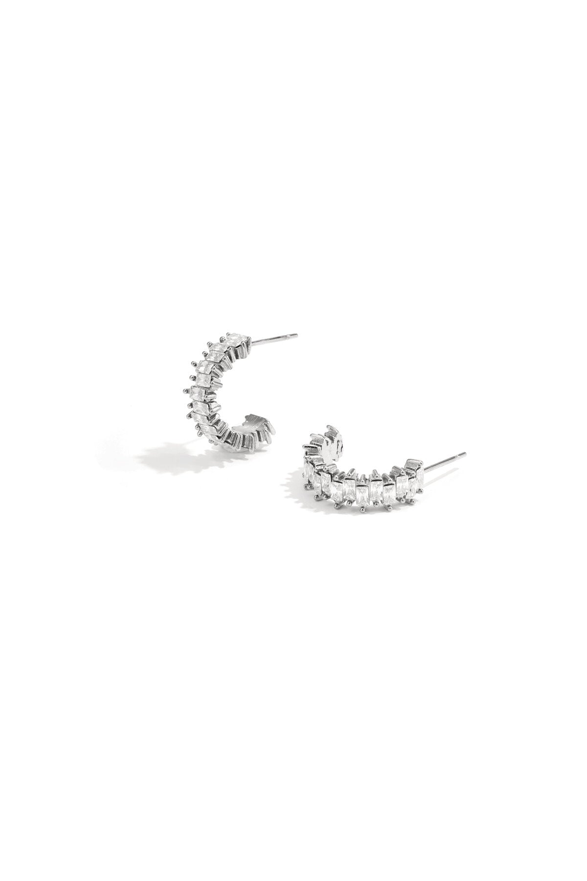 Elegant Rhinestone Hoop Earrings for All Occasions