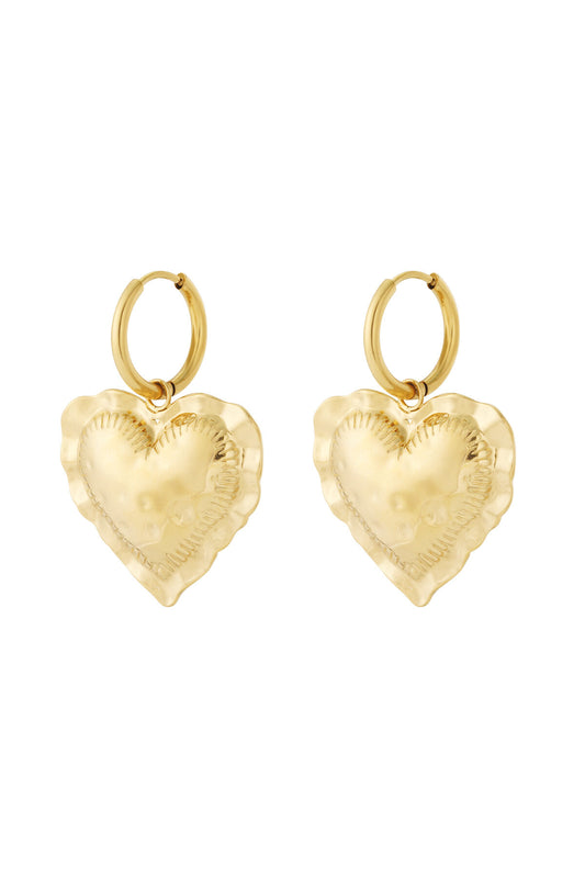 Stylish Heart-Shaped Drop Earrings for Everyday Glam