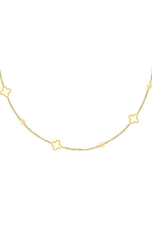 Stylish Stainless Steel Clover Necklace