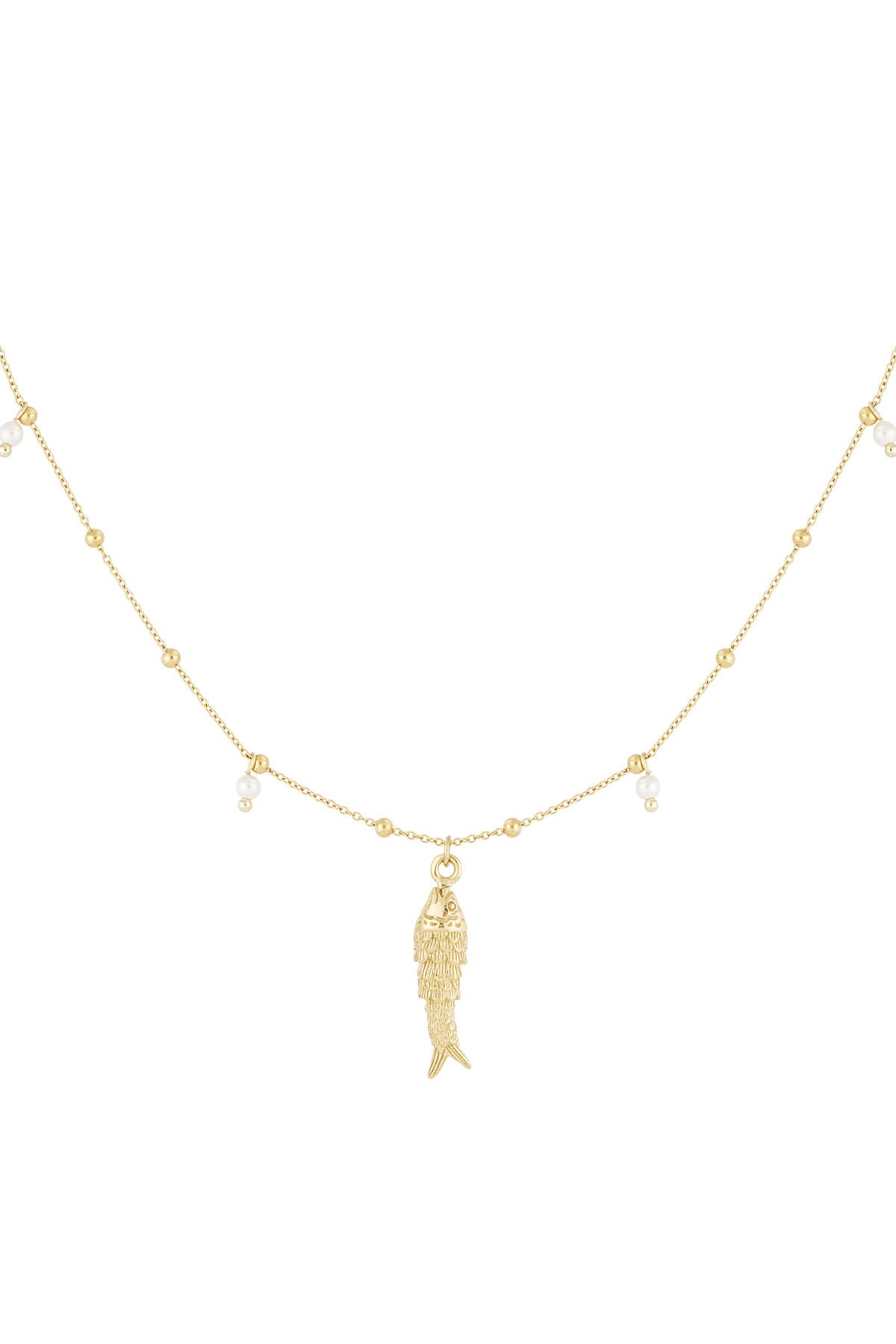 Elegant Fish Pendant Necklace - Simple & Stylish