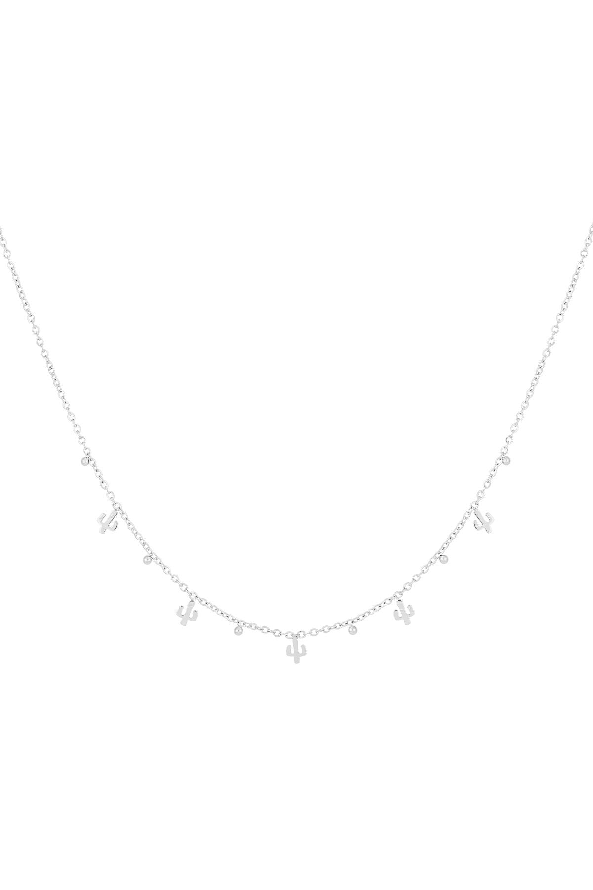 Elegant Stainless Steel Fruit Necklace - Silver & Gold