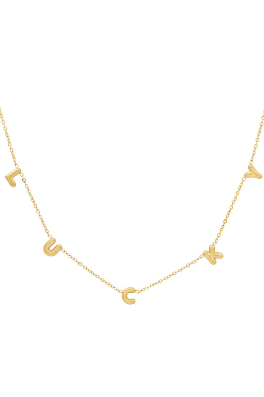 Elegant Letter Pendant Necklace for Daily Wear