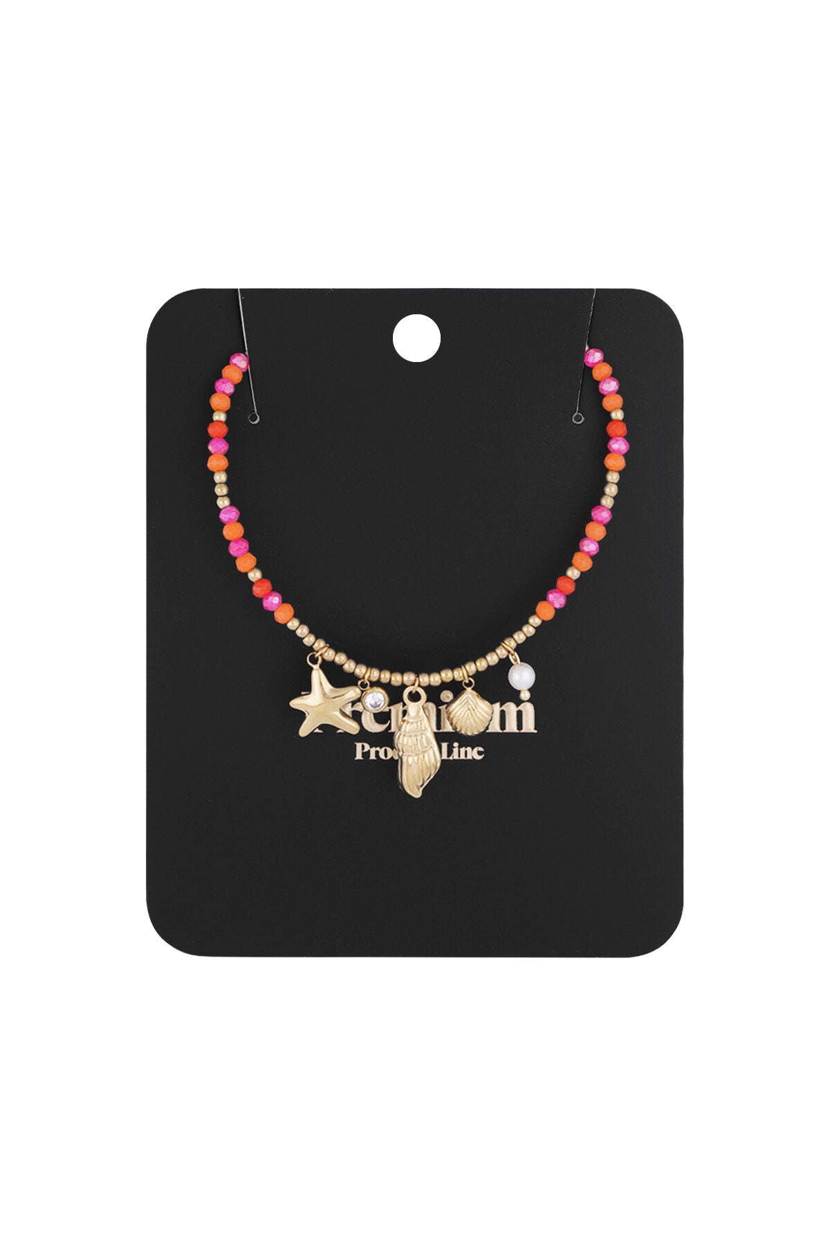 Elegant Gold Colored Beaded Necklace for Everyday Wear