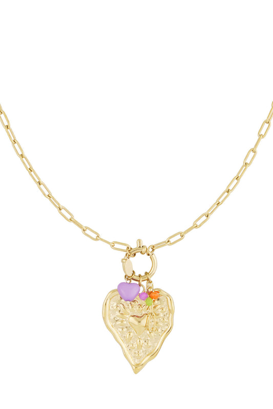 Elegant Gold Heart Pendant Necklace for Women