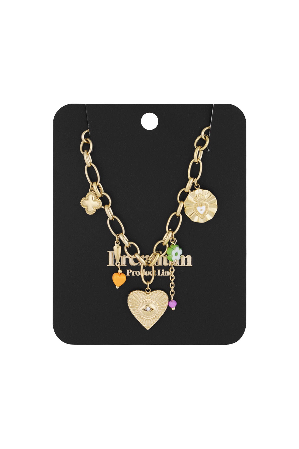 Elegant Gold Heart Pendant Necklace for Everyday Wear