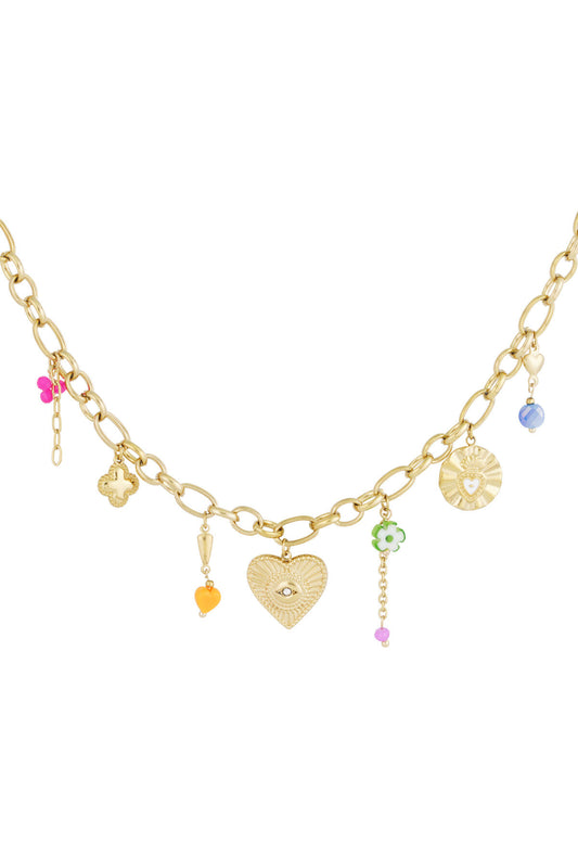 Elegant Gold Heart Pendant Necklace for Everyday Wear