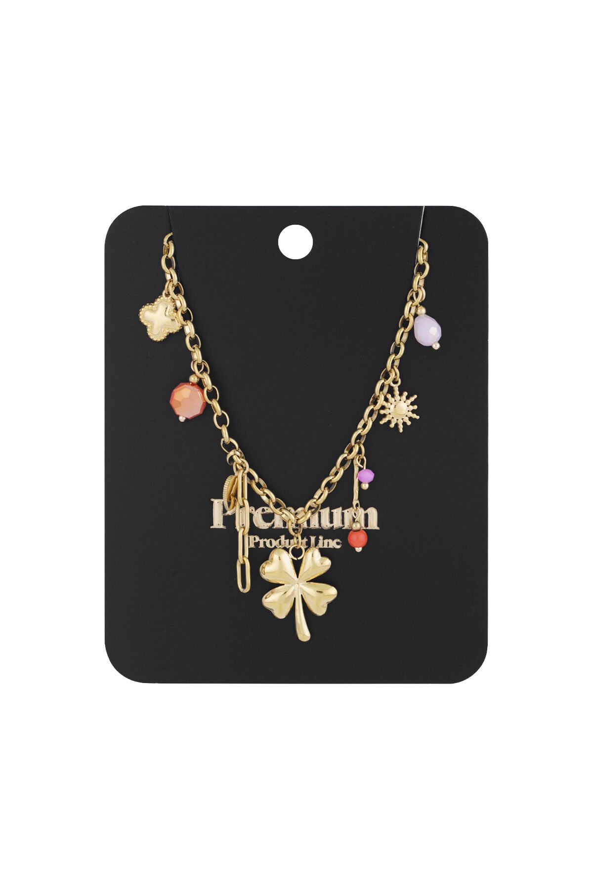 Elegant Gold Clover Pendant Necklace for Everyday Wear