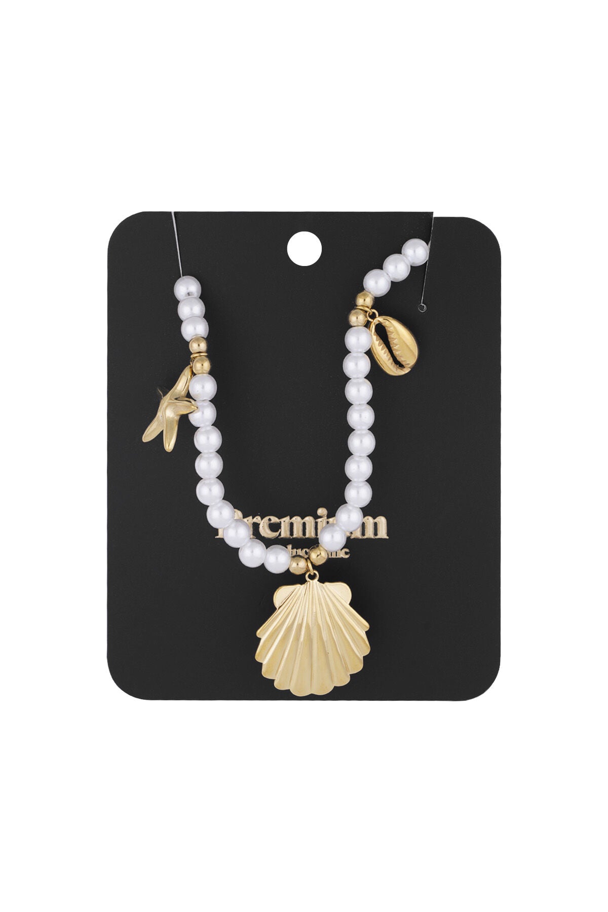 Elegant Gold-Plated Beaded Necklace for Everyday Wear