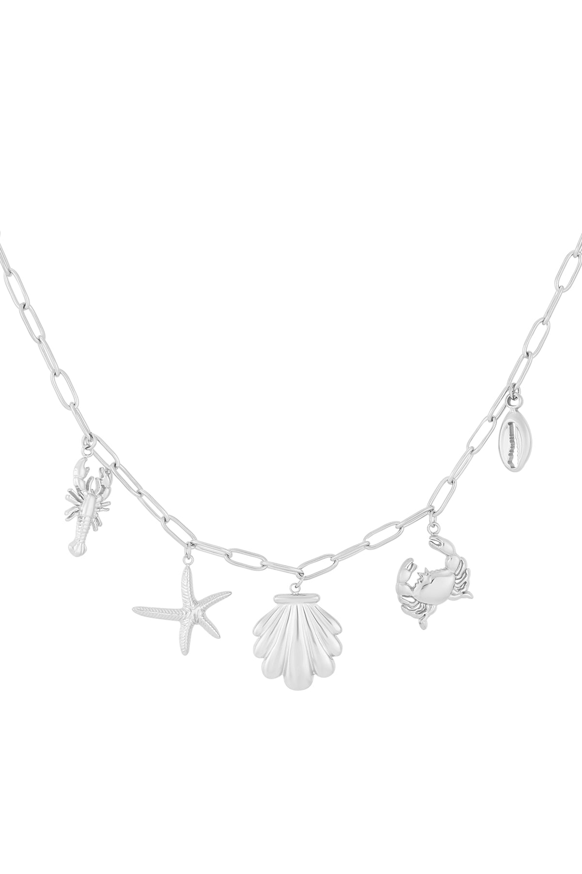 Elegant 14K Gold Plated Oceanic Pendant Necklace