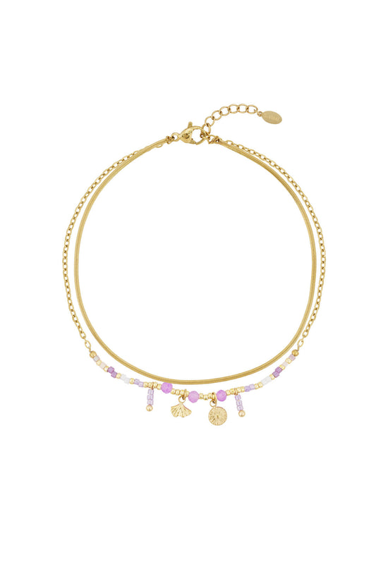 Elegant 14K Gold Plated Anklet for Summer