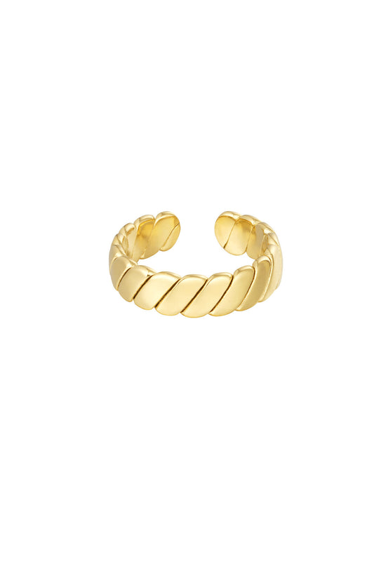 Elegant Minimalist Stainless Steel Rings - Silver & Gold