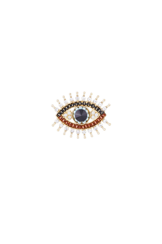 Elegant Gold Tone Alloy Brooch for Stylish Outfits