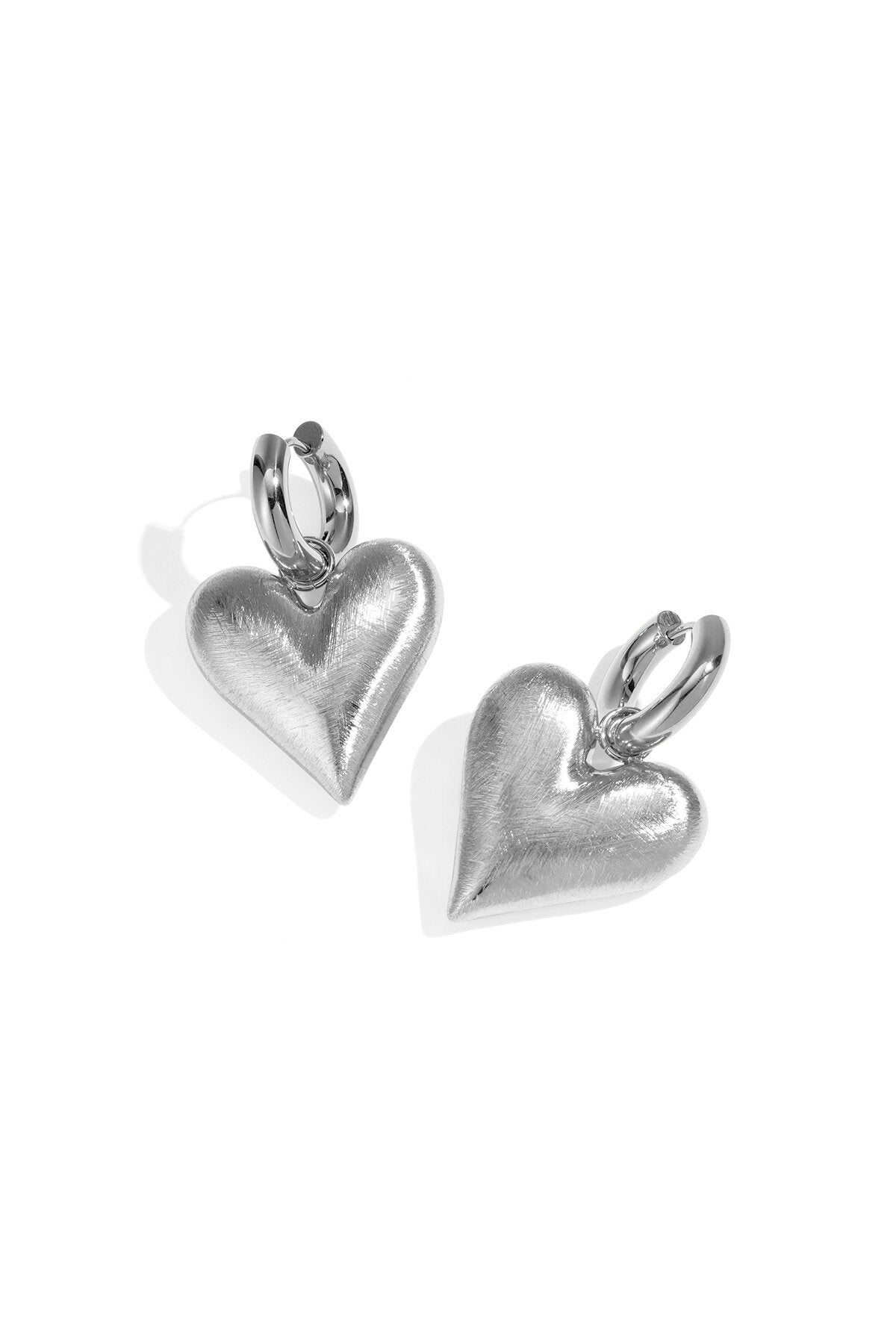Elegant Heart-Shaped Drop Earrings for Everyday Glam