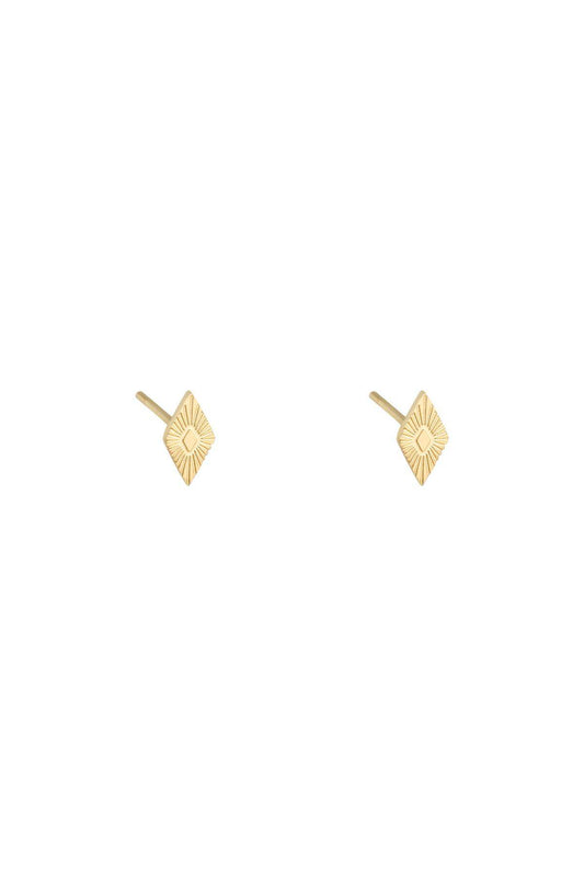 Elegant Mini Stud Earrings in Silver & Gold