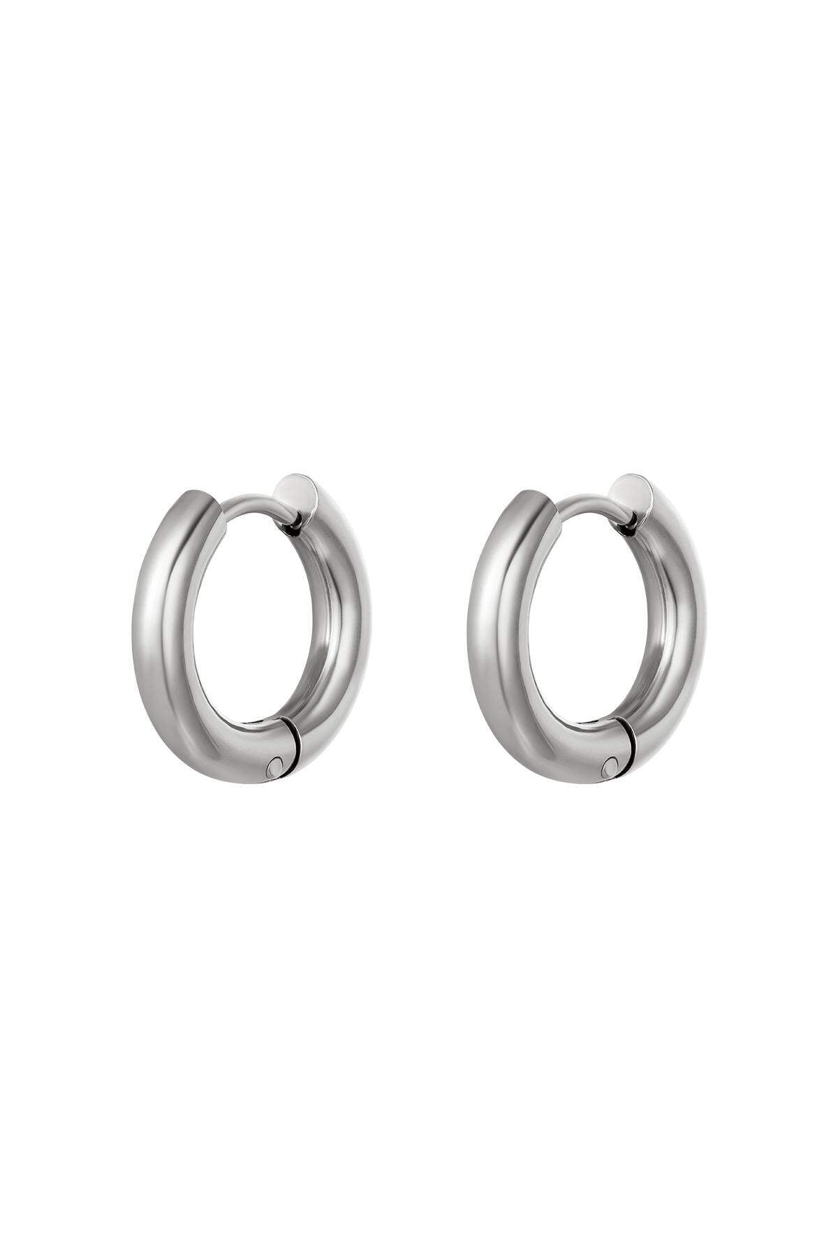 Elegant Silver & Gold Hoop Earrings for Everyday Wear