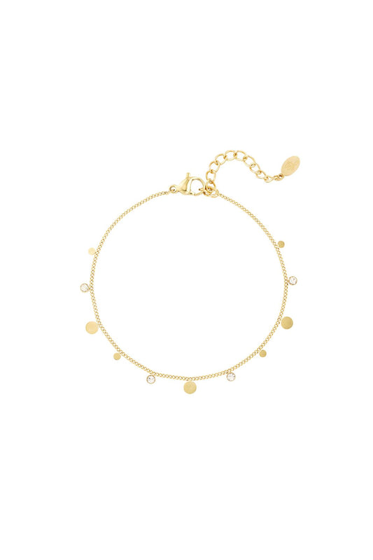 Chic Multicolor Stainless Steel Charm Bracelet