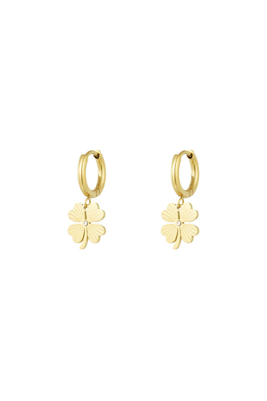 Elegant Drop Earrings in Silver and Gold