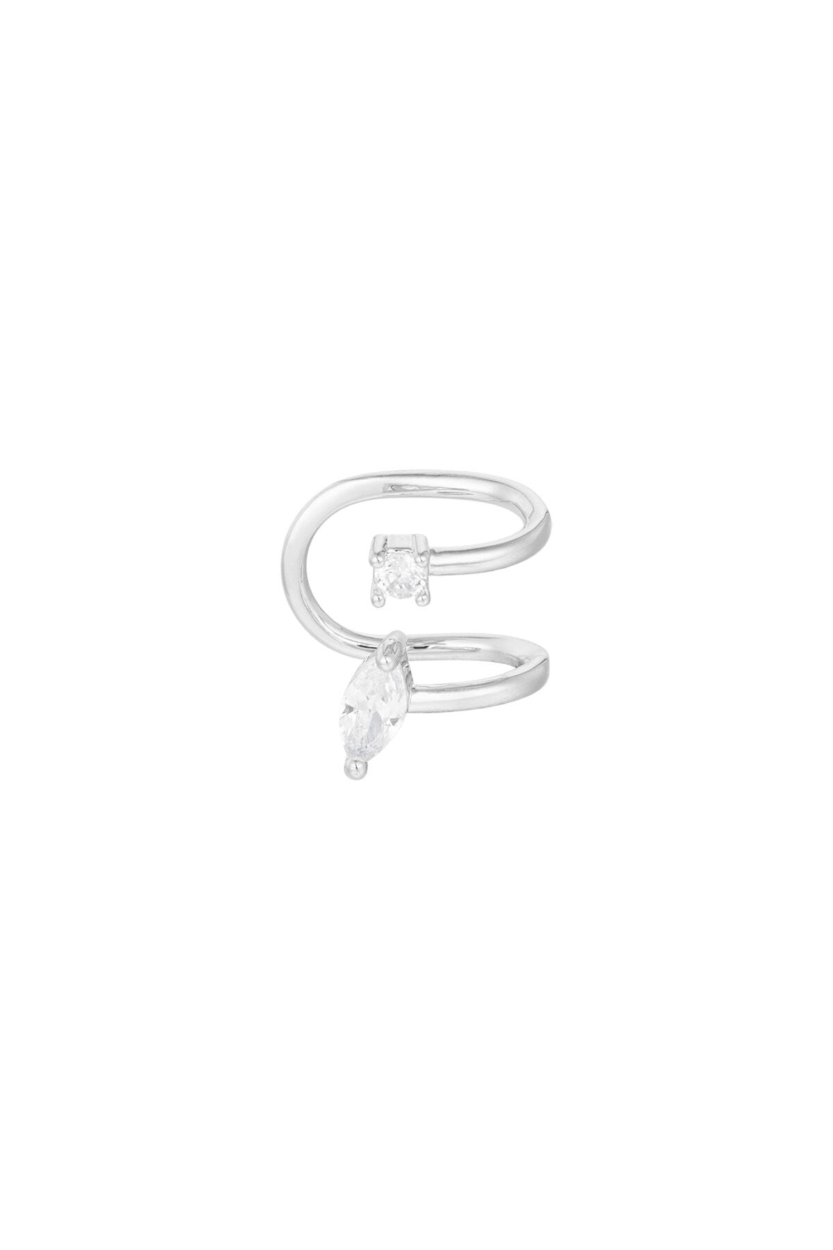 Elegant Silver & Gold Ear Cuffs for Chic Elegance