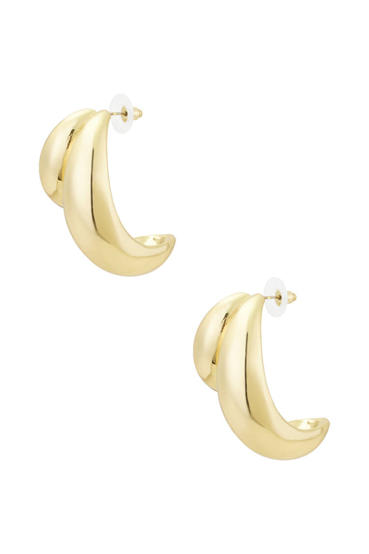 Elegant Gold Color Hoop Earrings for Everyday Style