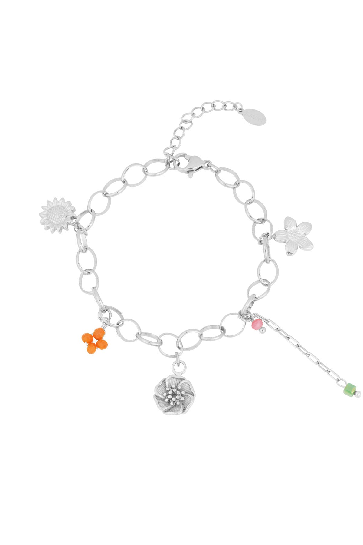 Stylish 304S Steel Charm Bracelets - Silver & Gold