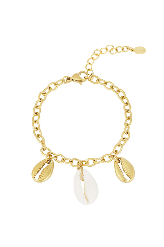 Elegant Stainless Steel Charm Bracelets in Silver & Gold