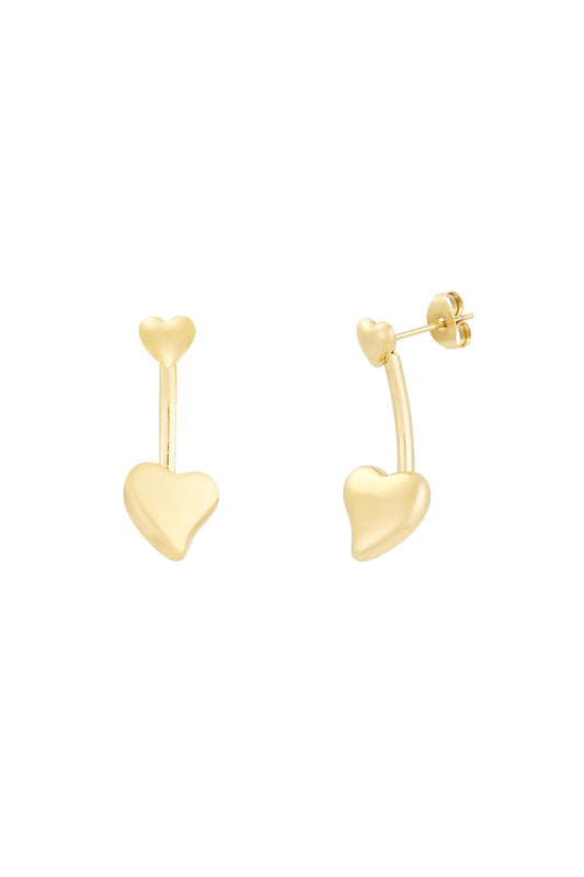 Elegant Mini Stud Earrings in Silver & Gold