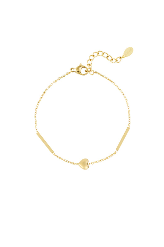 Stylish Stainless Steel Charm Bracelets in Silver & Gold