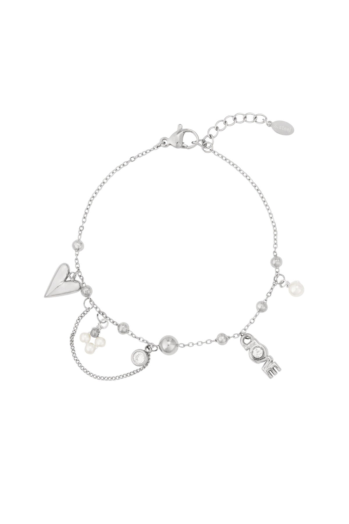 Elegant Charm Bracelets in Silver & Gold