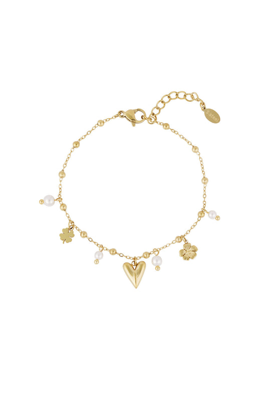Elegant Charm Bracelets in Silver & Gold
