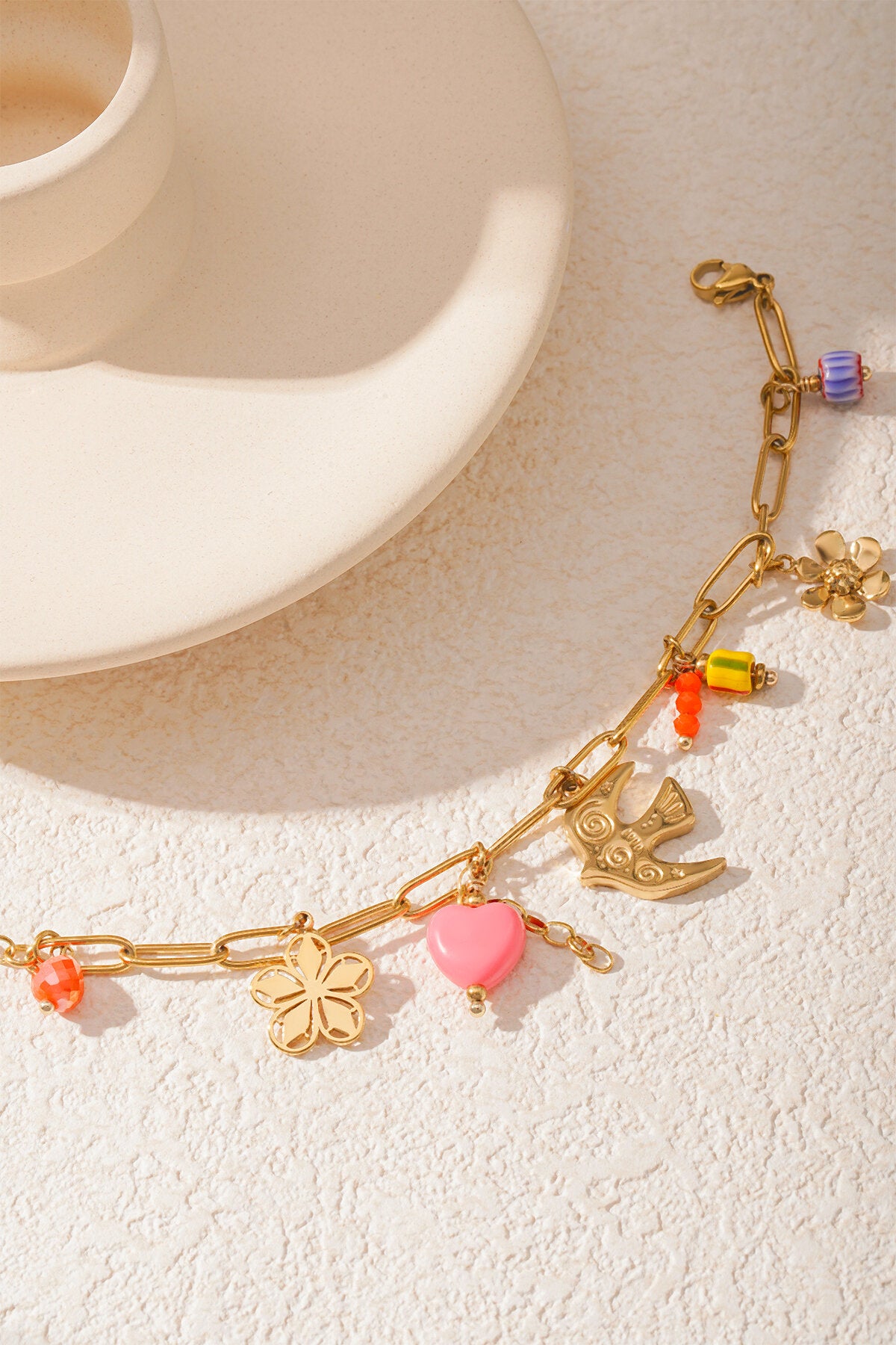 Elegant Gold Charm Bracelet for Everyday Glam