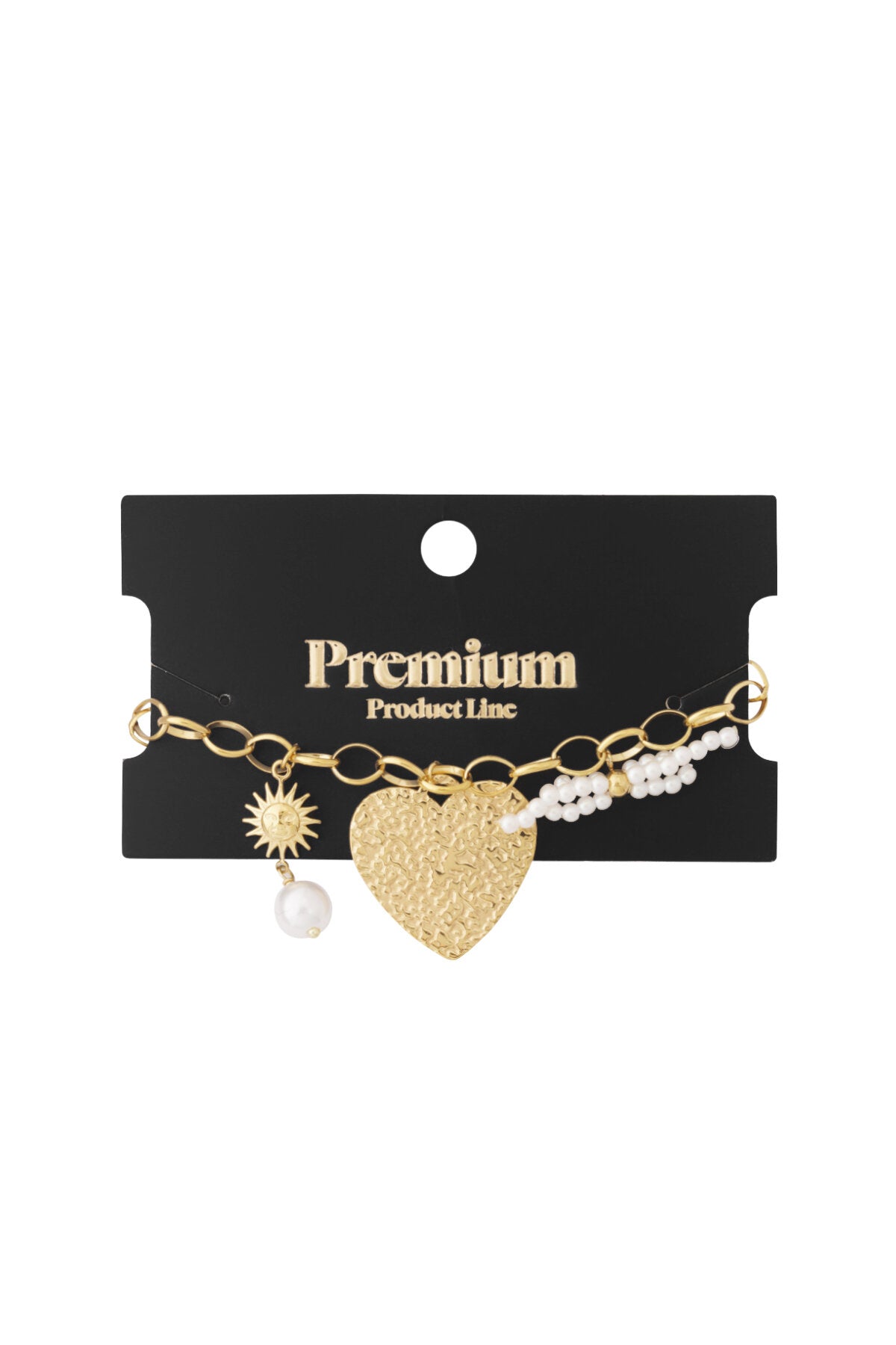 Elegant Gold Heart Charm Bracelet for Everyday Wear