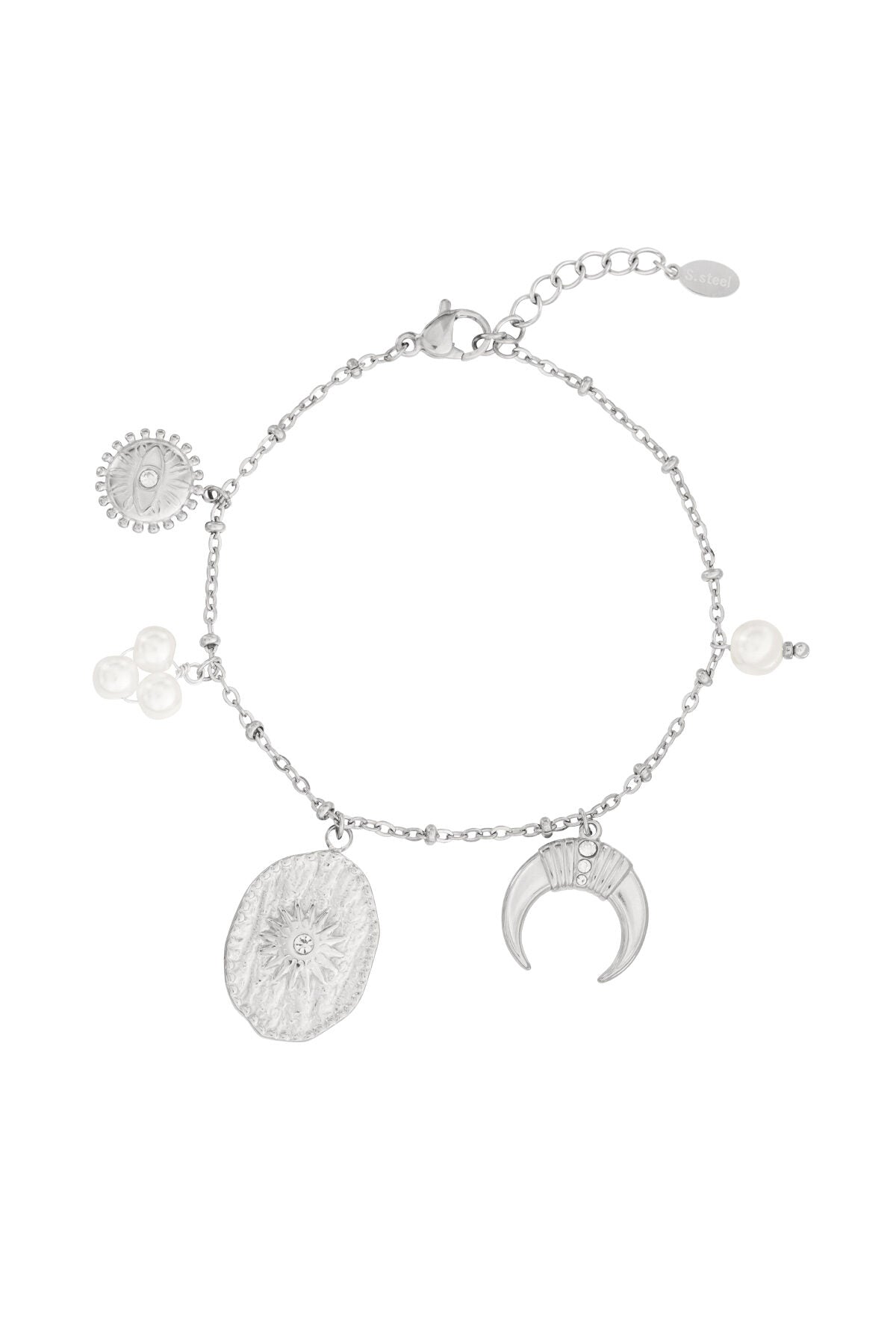 Elegant Silver & Gold Charm Bracelets for Women