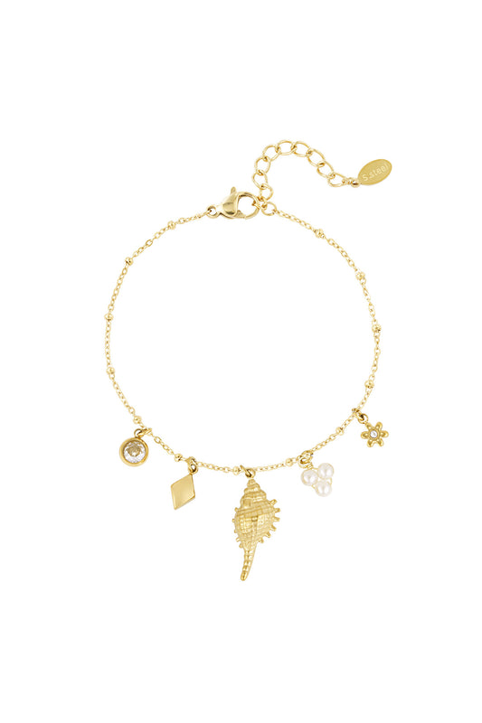 Elegant Silver & Gold Charm Bracelets for Women