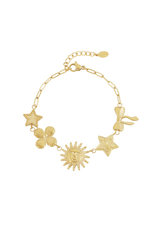 Elegant Silver & Gold Charm Bracelets