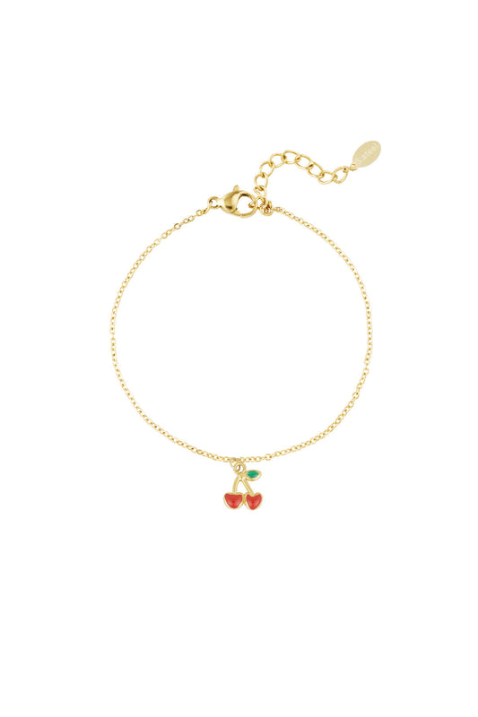 Elegant Gold Color Charm Bracelet for Everyday Glam